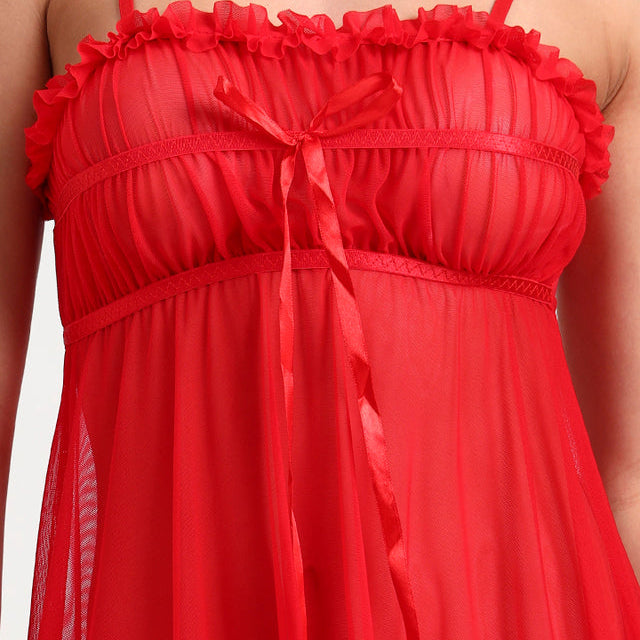 Romantic Sheer Lingerie Nightwear for Women with Flowing