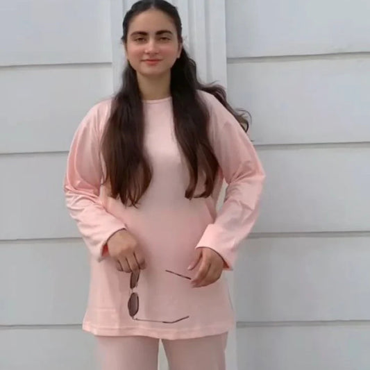 Sale plain night suit premium fabric for girls and woman