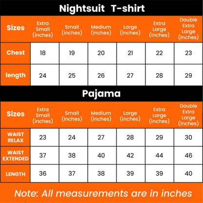 Brown Plain Style Night Suit
