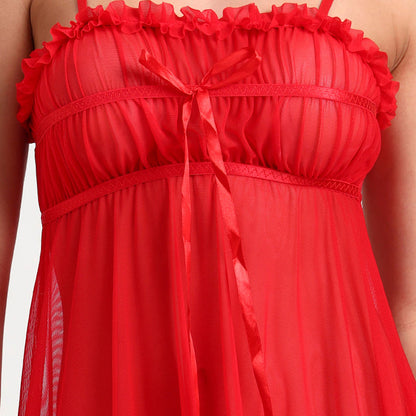 Romantic Sheer Lingerie Nightwear for Women with Flowing
