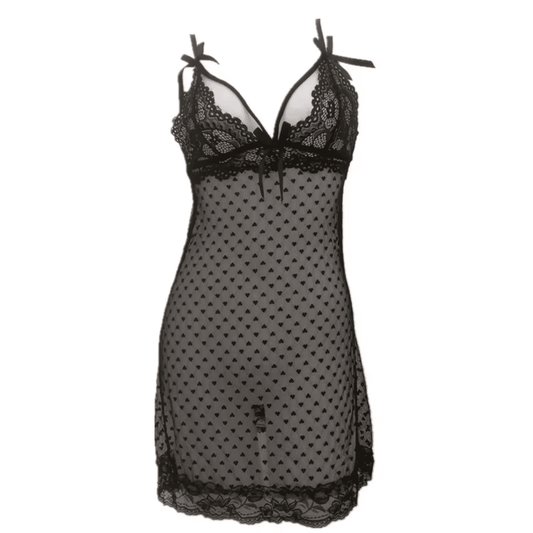 2 Pcs Amorous Babydoll Nighty Dress For Women