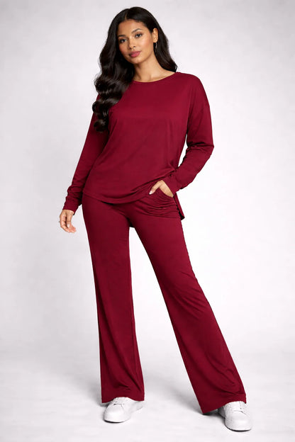 plain flapper style night suit in cotton jersey for summer