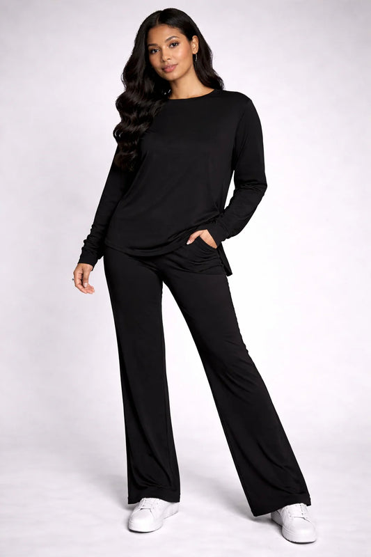 plain flapper style night suit in cotton jersey for summer