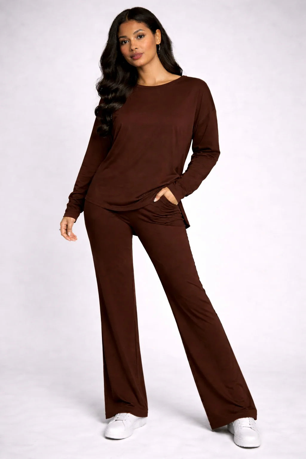 plain flapper style night suit in cotton jersey for summer