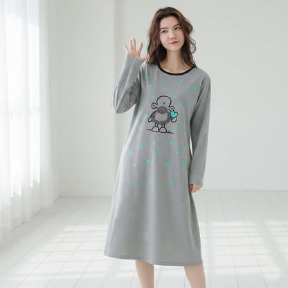 Printed design women long t shirt