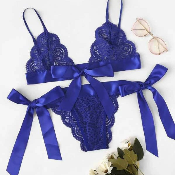 premium Net Silk Bra Set for Women (Free Size 28–40)