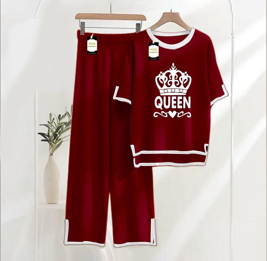 Turkish Winter Co-Ord Set for Women - Warm & Stylish Loungewear MAROON