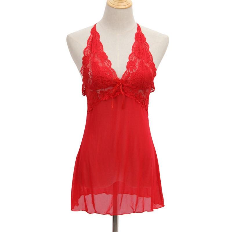 Short Net Nighty 2 Piece Set for  Bridal Nightwear