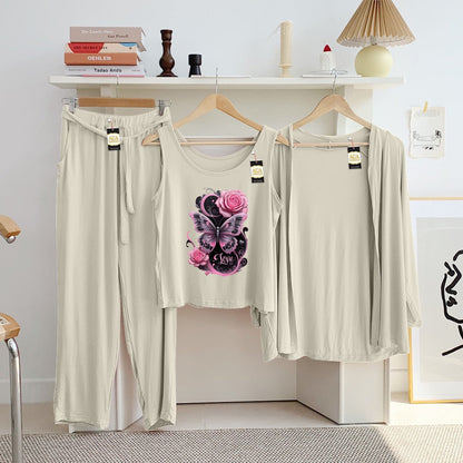 LADIES NIGHT SUIT

3 Pieces Inner Gawn + Trouser