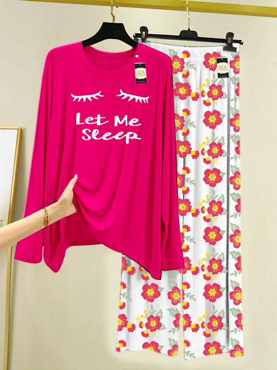 Pink Multi Printed Sleepwear Set